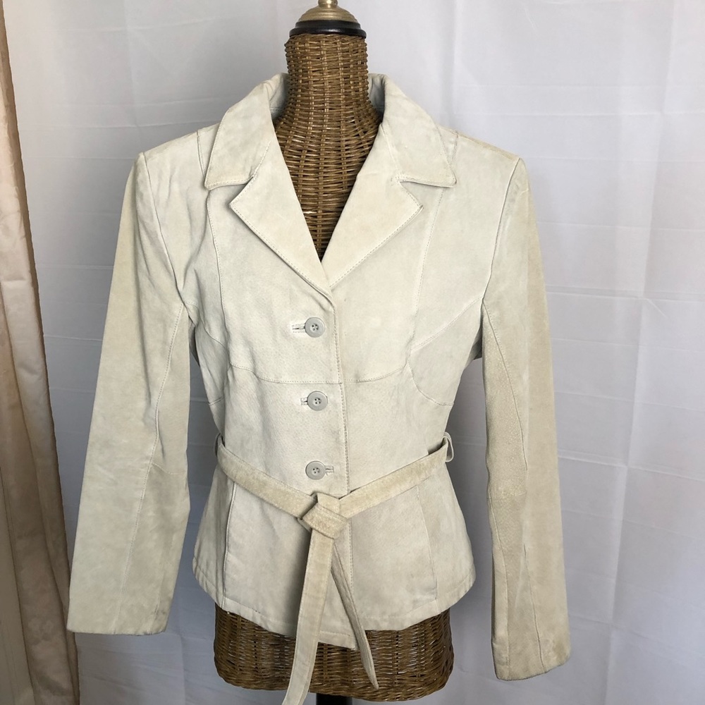 Taupe/Gray Suede Jacket